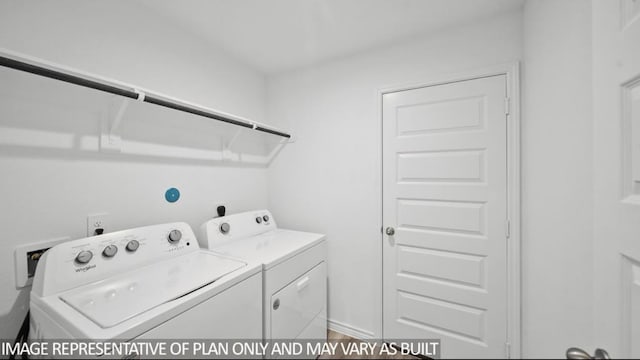 1670 Haidlyns Way, Sour Lake, TX 77659 - washroom with washer and clothes dryer