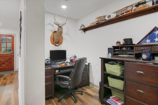 2999 59th St, Port Arthur, TX 77640 - office space with wood finished floors and recessed lighting