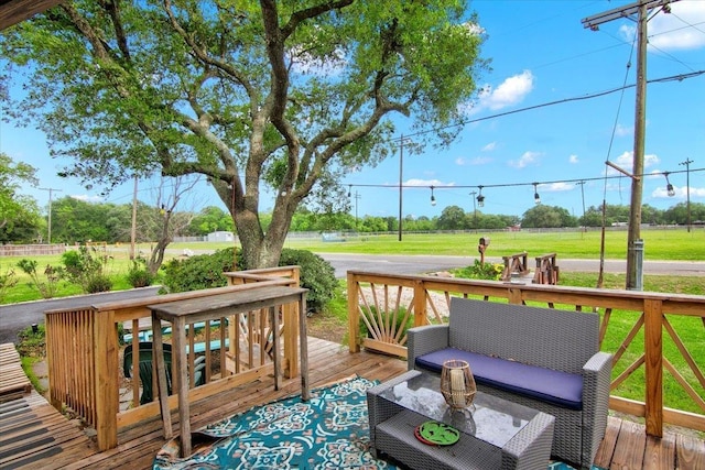 2999 59th St, Port Arthur, TX 77640 - deck with a lawn