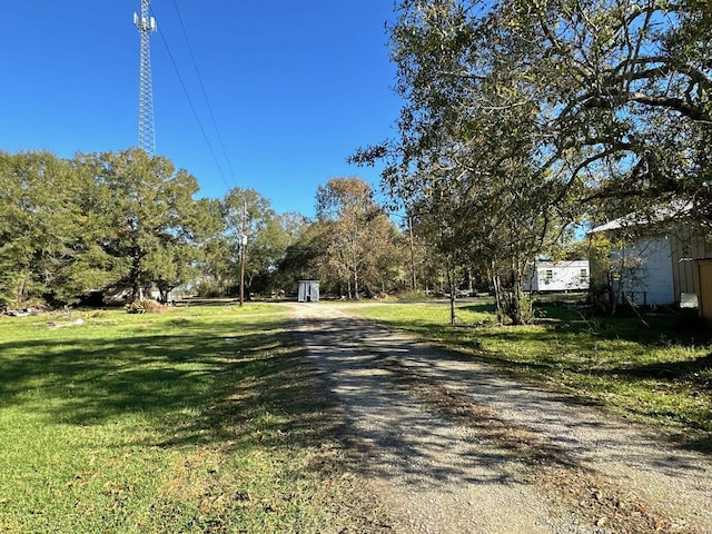 view of road