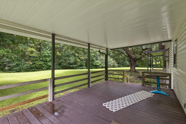 10425 Bussey Rd, Silsbee, TX 77656 - deck with a lawn