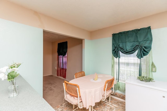 view of dining area