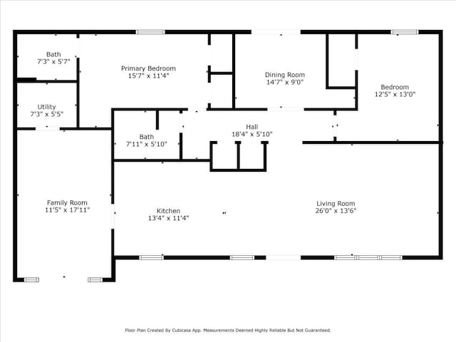 275 E Clover Ln, Bridge City, TX 77611 - floor plan / room layout