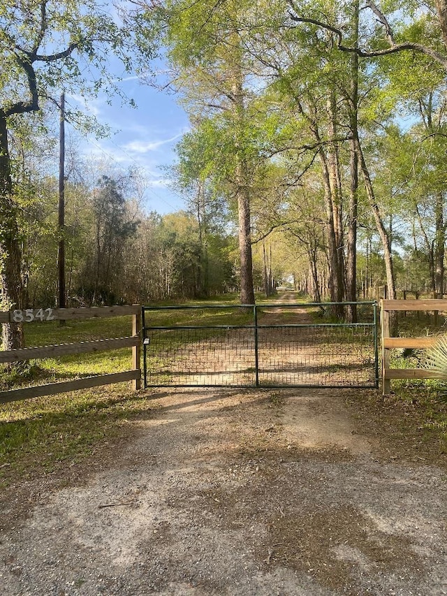 exterior space with fence