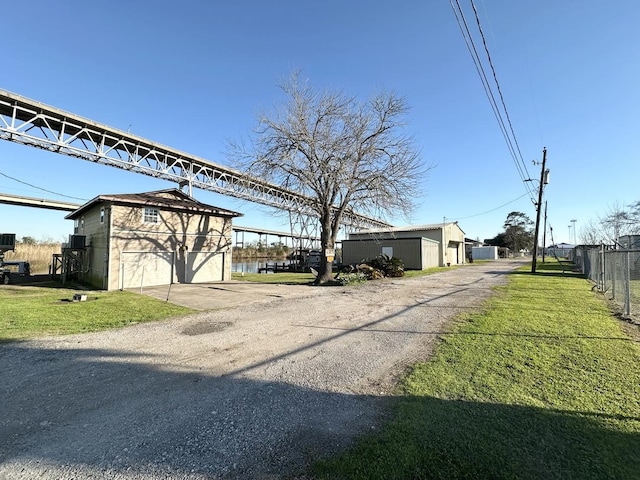 view of road