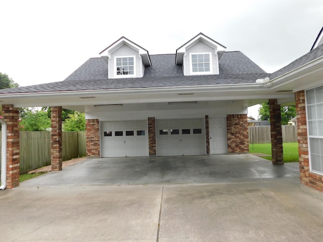 6340 Capitol St, Groves, TX 77619 - garage with concrete driveway