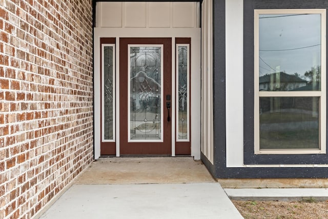 view of entrance to property