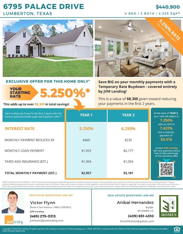 6795 Palace Dr, Lumberton, TX 77657 - interior space featuring baseboards and light wood finished floors