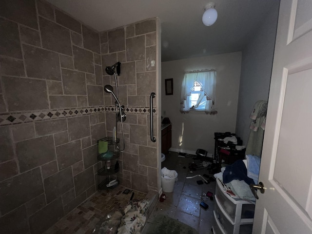 1928 Rev Dr Ranson Howard St, Port Arthur, TX 77640 - full bathroom with tiled shower