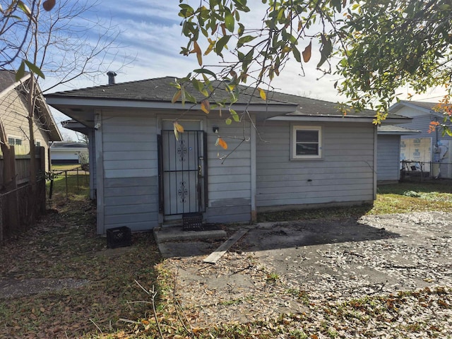 view of rear view of house