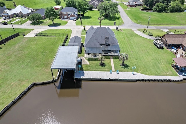 200 Skylark Ave, Bridge City, TX 77611 - aerial perspective of suburban area with a nearby body of water