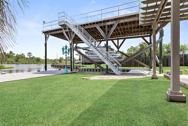 200 Skylark Ave, Bridge City, TX 77611 - view of yard featuring a water view