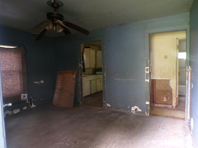260 S 7th, Silsbee, TX 77656 - unfurnished bedroom with hardwood / wood-style floors