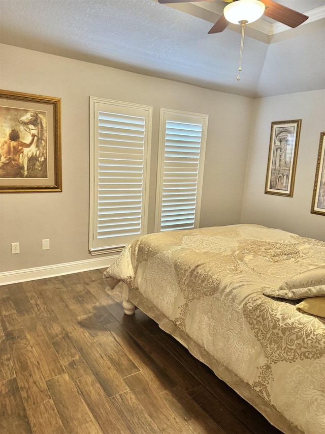 205 N Mayhaw Dr, Vidor, TX 77662 - bedroom featuring dark wood-type flooring and ceiling fan