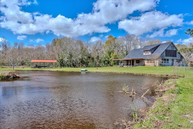 property view of water