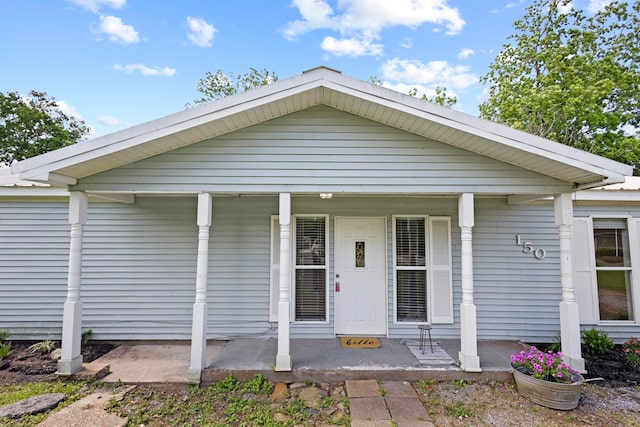 bungalow-style house with a porch