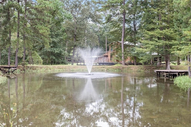 view of water feature