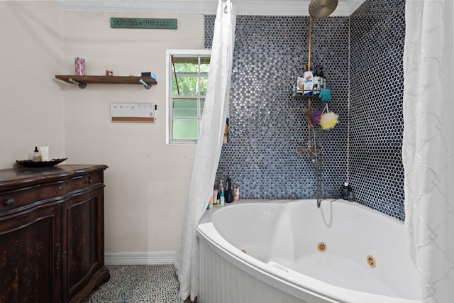 7775 River Rd, Beaumont, TX 77713 - bathroom with baseboards and vanity