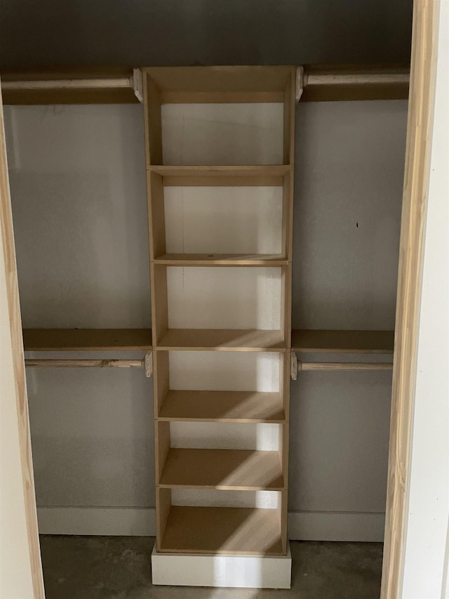 view of closet