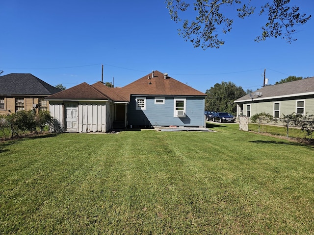 view of back of property