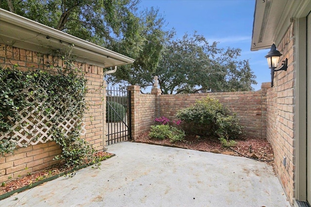 view of patio