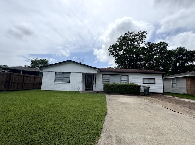 5115 Allen Dr, Beaumont, TX 77708 - ranch-style home with concrete driveway