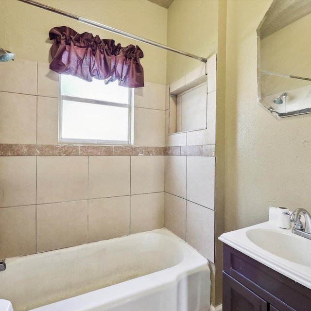 1710 17th St, Port Arthur, TX 77640 - full bathroom with shower / bath combination and vanity