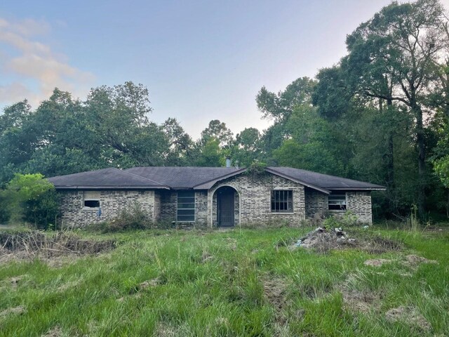 view of ranch-style home