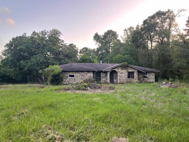 view of ranch-style home