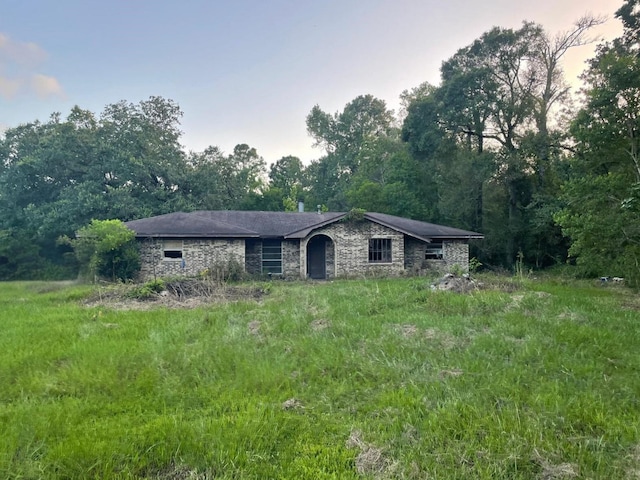 view of ranch-style house