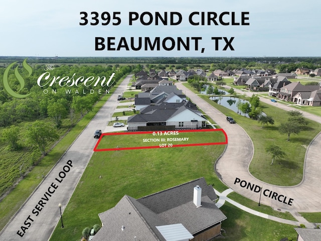 3395 Pond Cir, Beaumont TX, 77707 land for sale