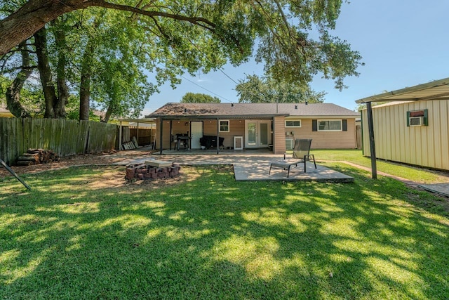 2418 Saba Ln, Port Neches, TX 77651 - rear view of property featuring a patio