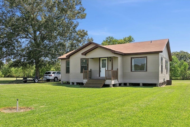 209 Boutwell Rd, Beaumont, TX 77713 - view of front of property featuring central AC unit and a front yard