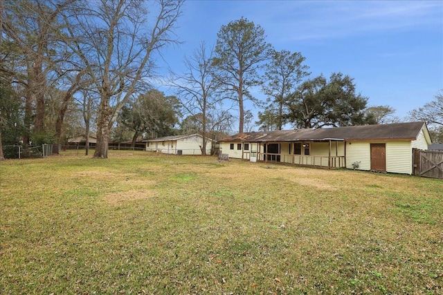 view of yard