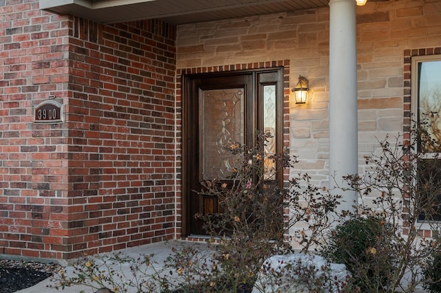 view of entrance to property