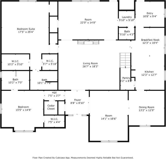 1210 Nottingham Ln, Beaumont, TX 77706 - room layout