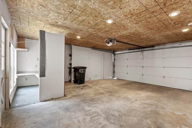 1003 Park Mdw, Beaumont, TX 77706 - garage with recessed lighting and a garage door opener