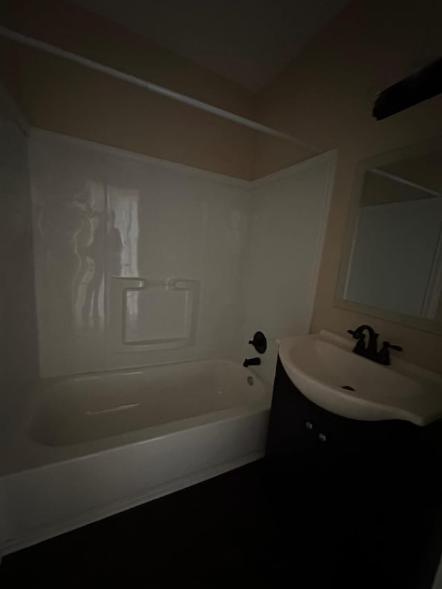 410 N 6th St, Silsbee, TX 77656 - bathroom with vanity and shower / bath combination