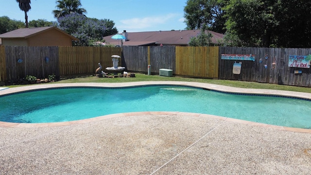 view of pool