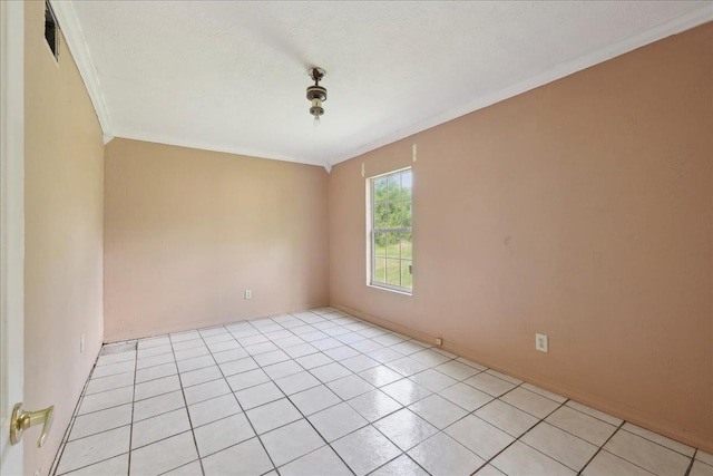 1035 Chamberlin Dr, Beaumont, TX 77707 - spare room featuring light tile patterned floors and ornamental molding