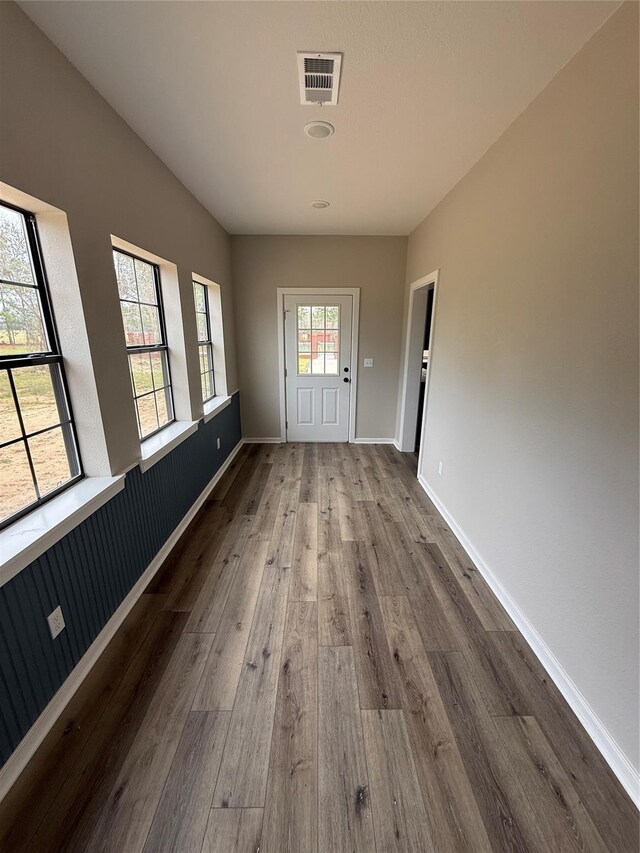 interior space featuring hardwood / wood-style flooring