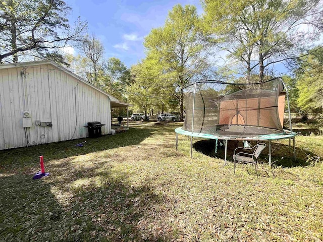 7521 Puntes Ln, Silsbee, TX 77659 - view of yard with a trampoline