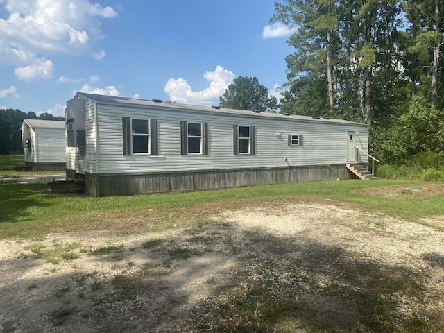 view of back of property