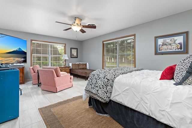 216 W Circuit Dr, Beaumont, TX 77706 - bedroom with ceiling fan