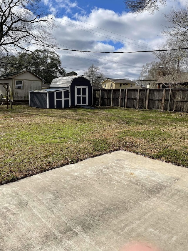 4715 Regina Ln, Beaumont, TX 77706 - view of yard with a shed and a patio