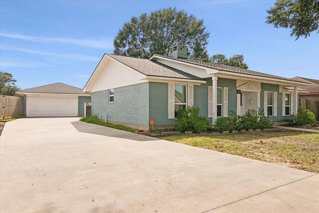 view of front of home