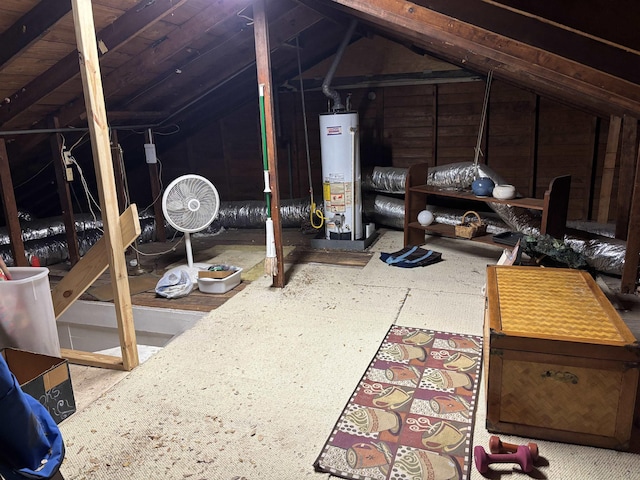 4609 Alamosa St, Port Arthur, TX 77642 - unfinished attic featuring gas water heater