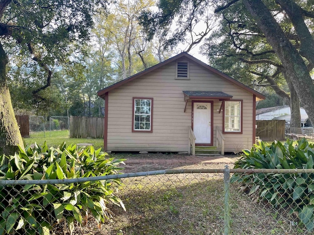 view of bungalow-style home