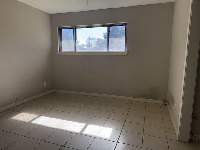 view of tiled spare room