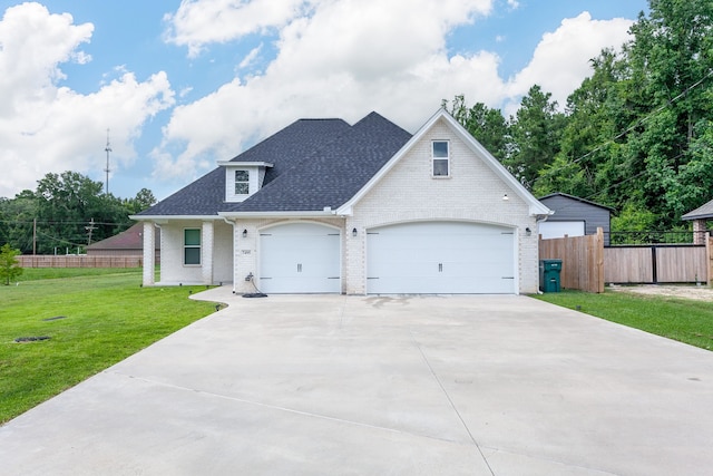 7495 Broussard Rd, Beaumont, TX 77713 - view of front facade featuring brick siding, roof with shingles, and concrete driveway
